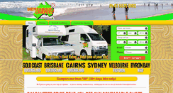 Desktop Screenshot of driveaboutcampers.com.au